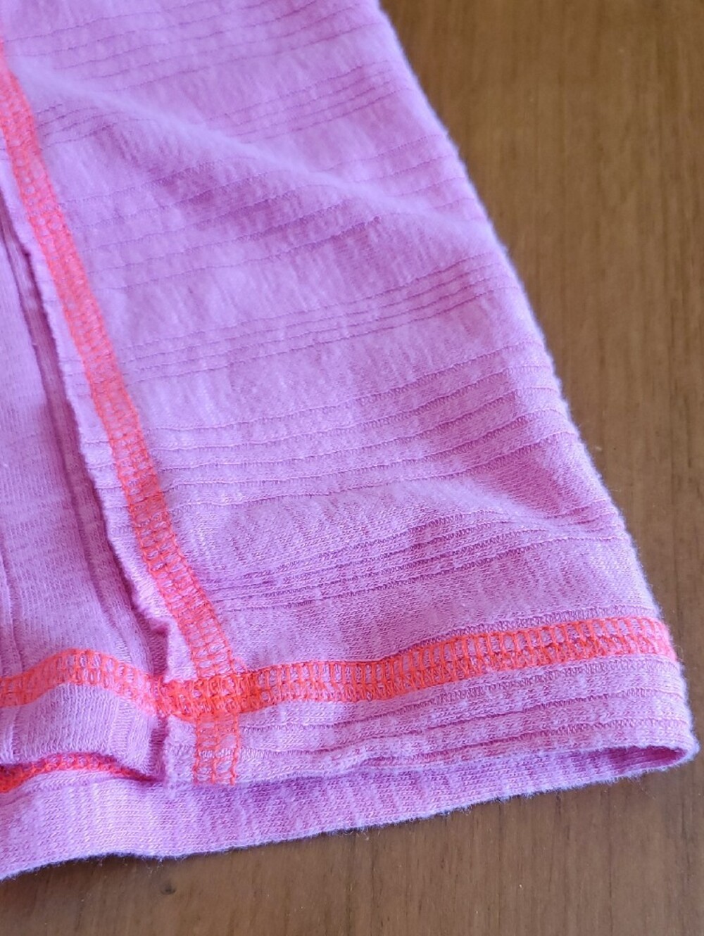Pilcro Pink Ribbed One-Shoulder Tank - Picture 5 of 5